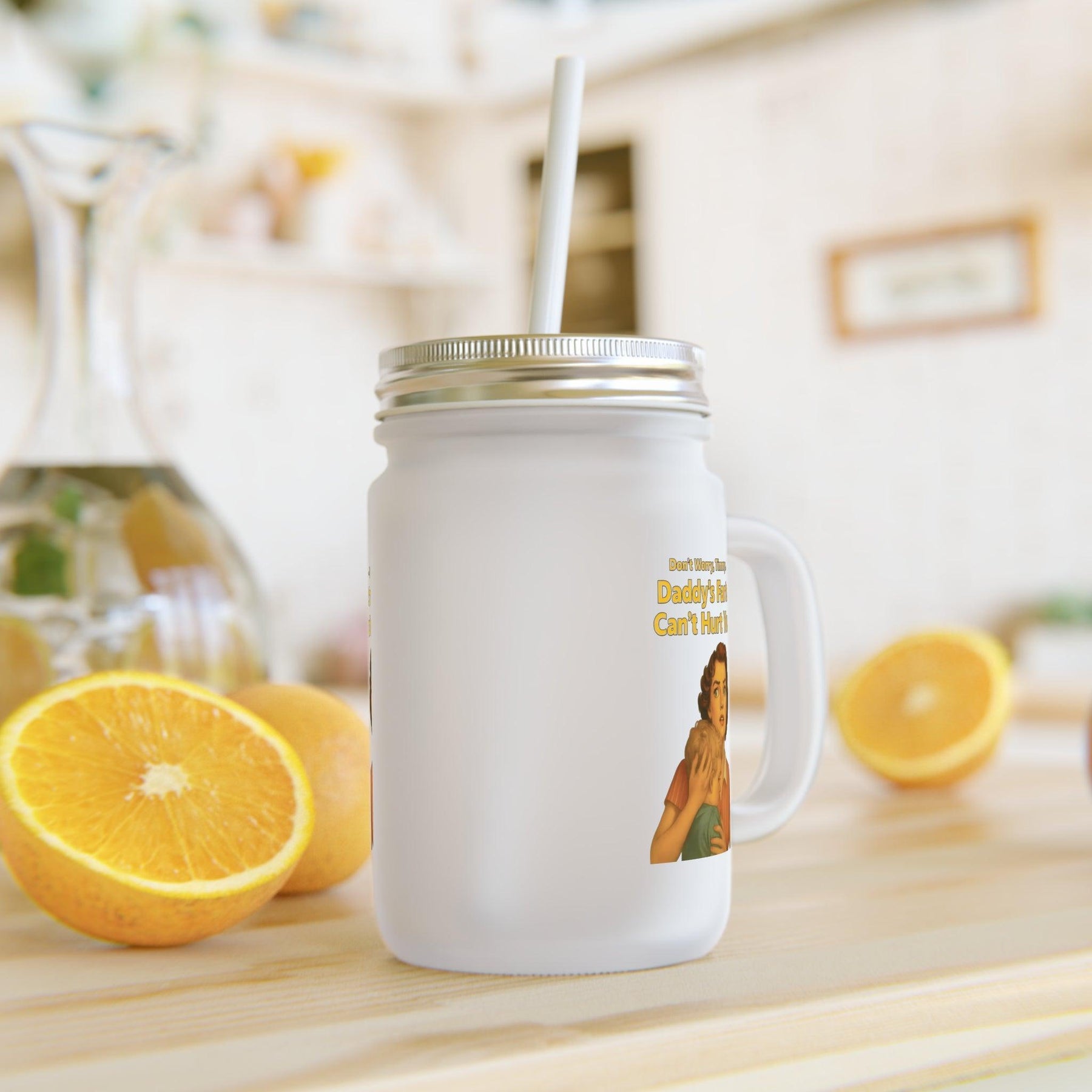 Daddy’s Farts – Satirischer Jar Mug im Retro-Stil für kalte Getränke mit Humor-Mug-True Insights