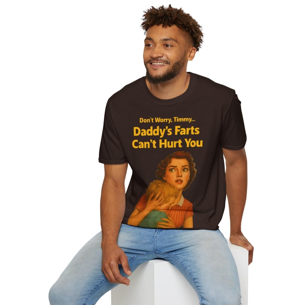 Daddy’s Farts – Satirisches Retro-T-Shirt für alle, die schwarzen Humor lieben – Freches Satire-Design für mutige Statements | True Insights