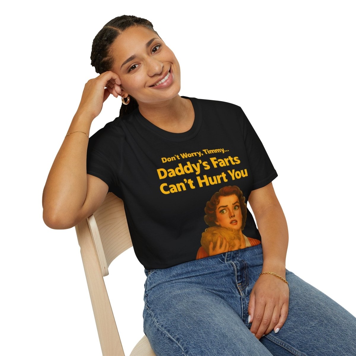 Daddy’s Farts – Satirisches Retro-T-Shirt für alle, die schwarzen Humor lieben – Freches Satire-Design für mutige Statements | True Insights