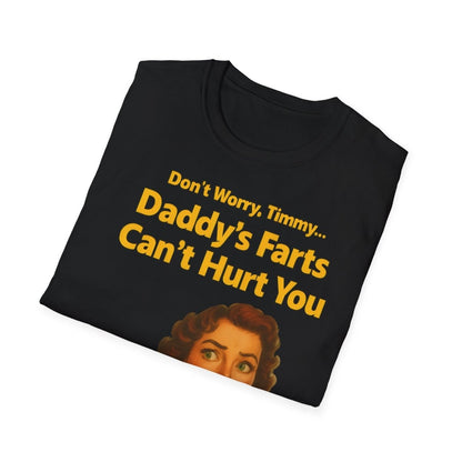 Daddy’s Farts – Satirisches Retro-T-Shirt für alle, die schwarzen Humor lieben – Freches Satire-Design für mutige Statements | True Insights