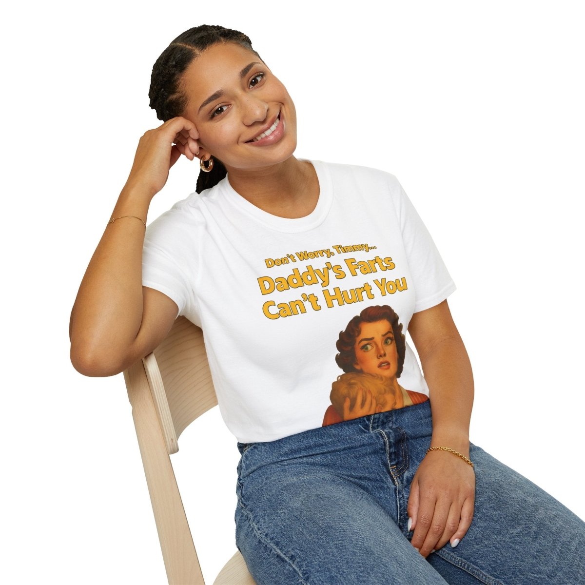 Daddy’s Farts – Satirisches Retro-T-Shirt für alle, die schwarzen Humor lieben – Freches Satire-Design für mutige Statements | True Insights