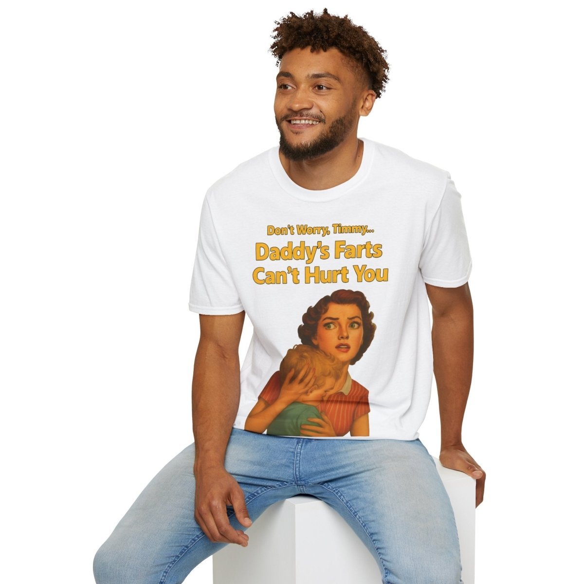 Daddy’s Farts – Satirisches Retro-T-Shirt für alle, die schwarzen Humor lieben – Freches Satire-Design für mutige Statements | True Insights