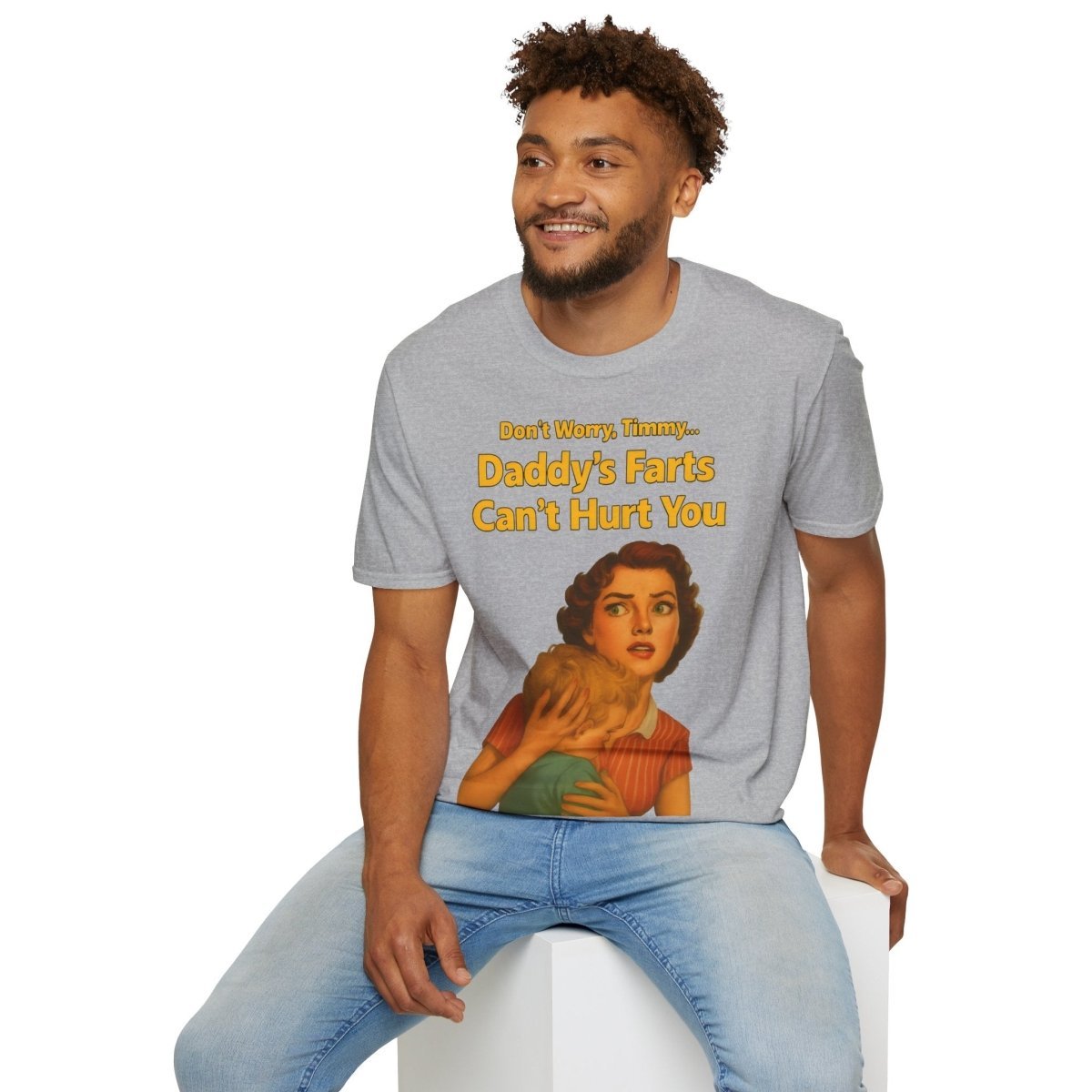 Daddy’s Farts – Satirisches Retro-T-Shirt für alle, die schwarzen Humor lieben – Freches Satire-Design für mutige Statements | True Insights