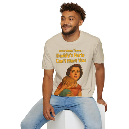 Daddy’s Farts – Satirisches Retro-T-Shirt für alle, die schwarzen Humor lieben – Freches Satire-Design für mutige Statements | True Insights