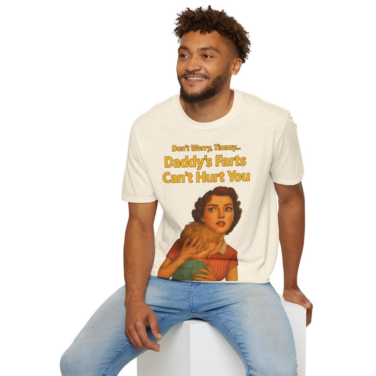 Daddy’s Farts – Satirisches Retro-T-Shirt für alle, die schwarzen Humor lieben – Freches Satire-Design für mutige Statements | True Insights