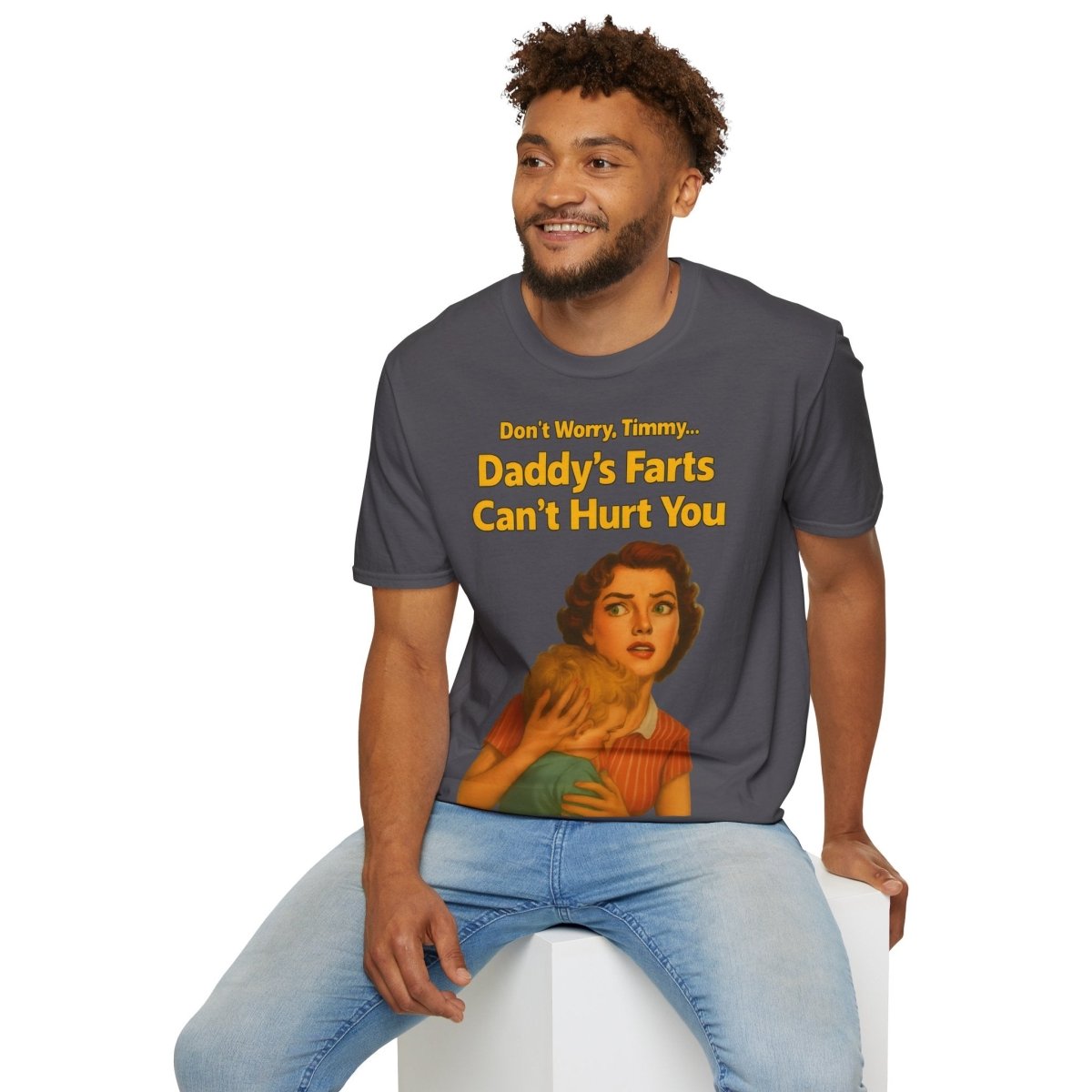 Daddy’s Farts – Satirisches Retro-T-Shirt für alle, die schwarzen Humor lieben – Freches Satire-Design für mutige Statements | True Insights