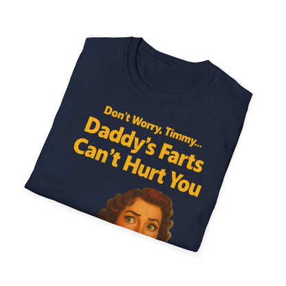 Daddy’s Farts – Satirisches Retro-T-Shirt für alle, die schwarzen Humor lieben – Freches Satire-Design für mutige Statements | True Insights