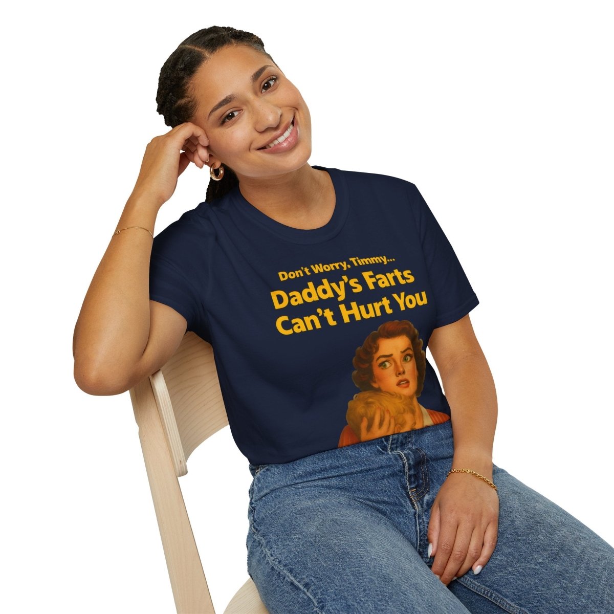 Daddy’s Farts – Satirisches Retro-T-Shirt für alle, die schwarzen Humor lieben – Freches Satire-Design für mutige Statements | True Insights