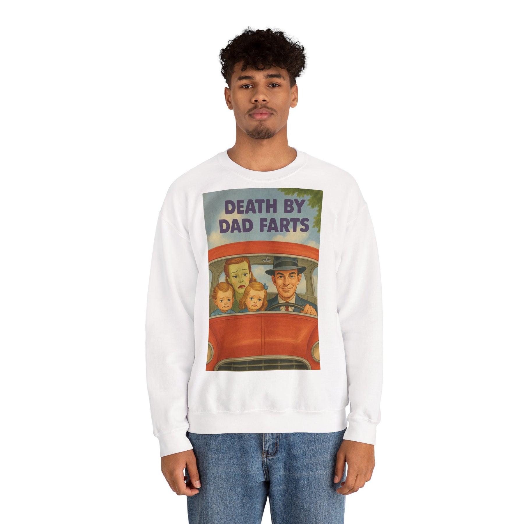 Sweatshirt – Dead by Dad Farts Sweatshirt – Lustiges Geschenk für Familien mit Humor | True Insights Design mit Humor