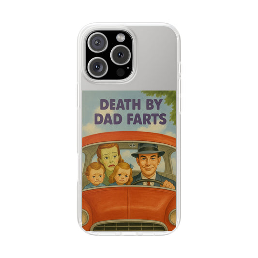Death by Dad Farts – Satirische Retro-Handyhülle im 50s-Familienauto-Stil-Phone Case-True Insights