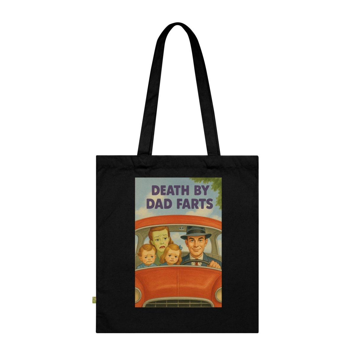 Death by Dad Farts – Satirischer Stoffbeutel mit Retro-Familienchaos-Bags-True Insights