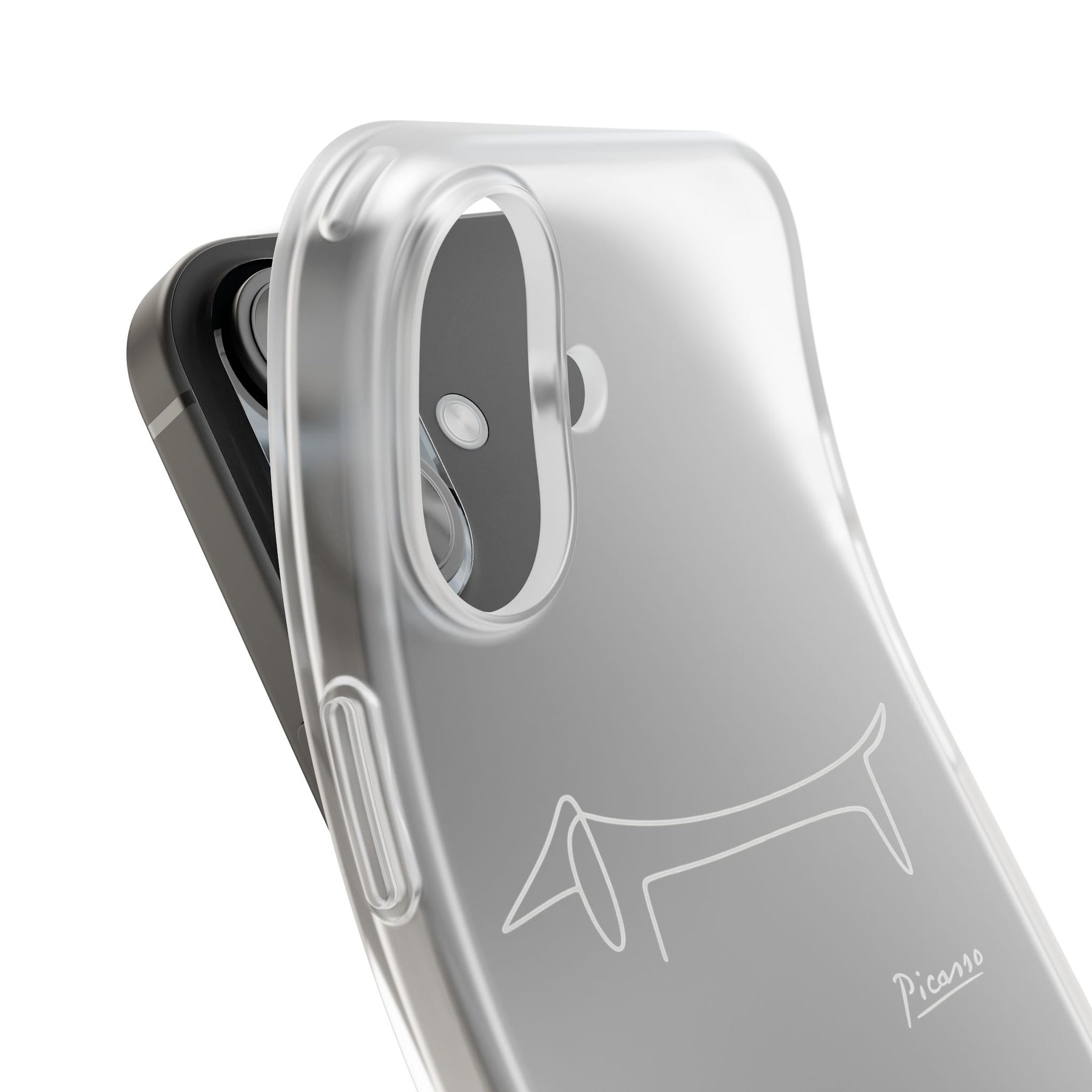 Dein treuer Begleiter – in der Hand, immer mit einem Hauch von Kunstgeschichte. weißer druck – Lustiges Phone Case | True Insights – Bild 29