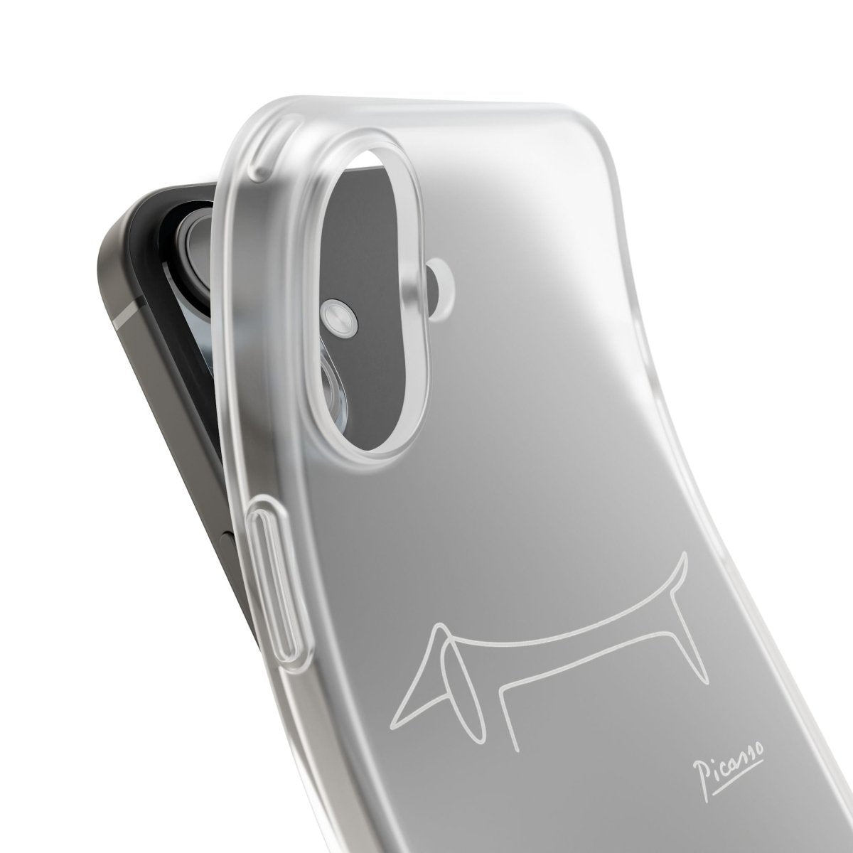 Dein treuer Begleiter – in der Hand, immer mit einem Hauch von Kunstgeschichte. weißer druck – Lustiges Phone Case | True Insights – Bild 31