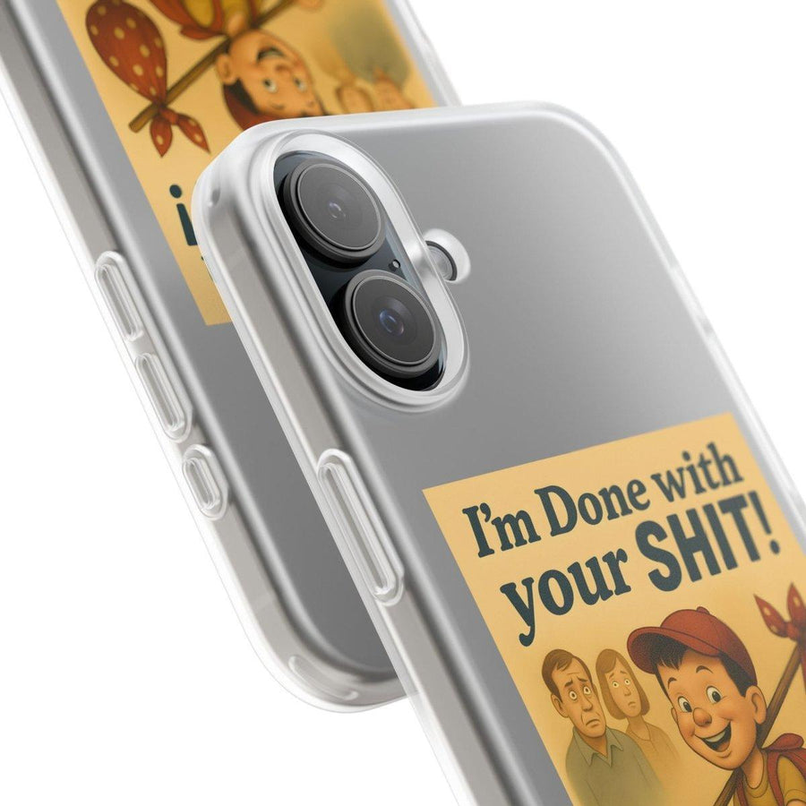 Done With Your Shit – Satirische Handyhülle für coole Kids-Phone Case-True Insights