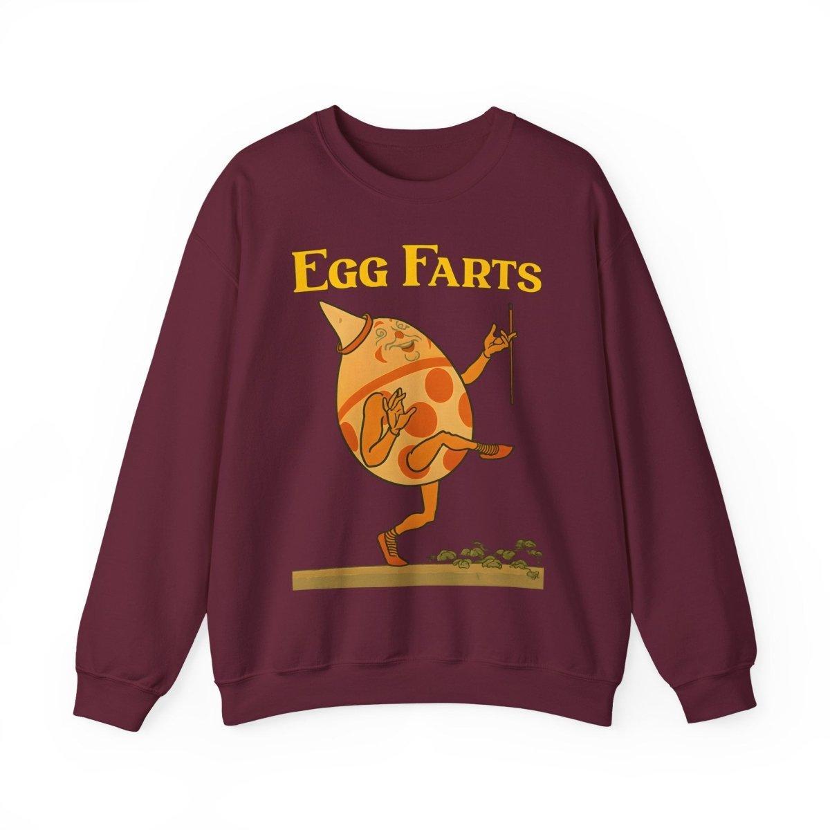 Sweatshirt – Egg Farts – Surreale Eleganz mit einem Hauch Absurdität | True Insights Design mit Humor