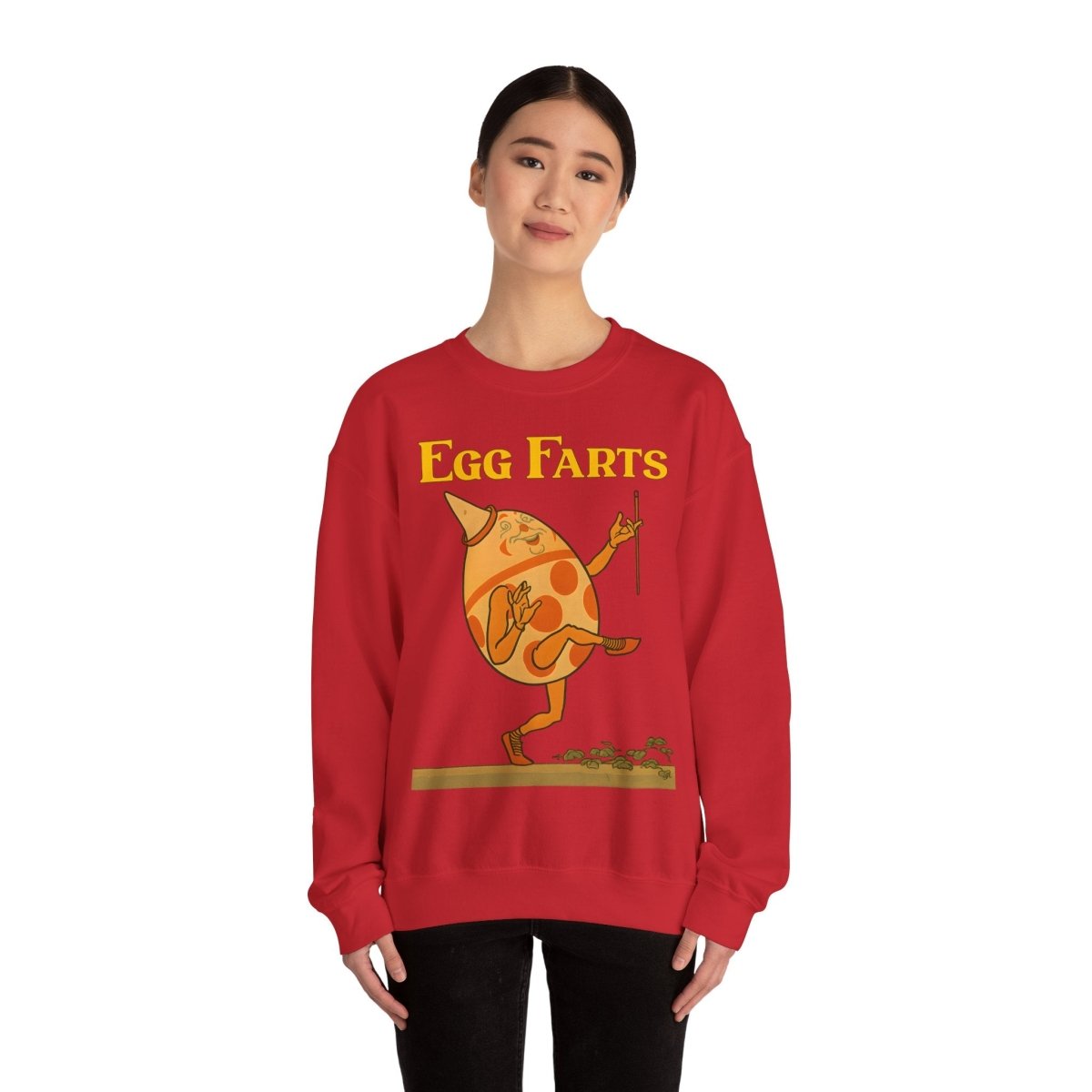 Sweatshirt – Egg Farts – Surreale Eleganz mit einem Hauch Absurdität | True Insights Design mit Humor