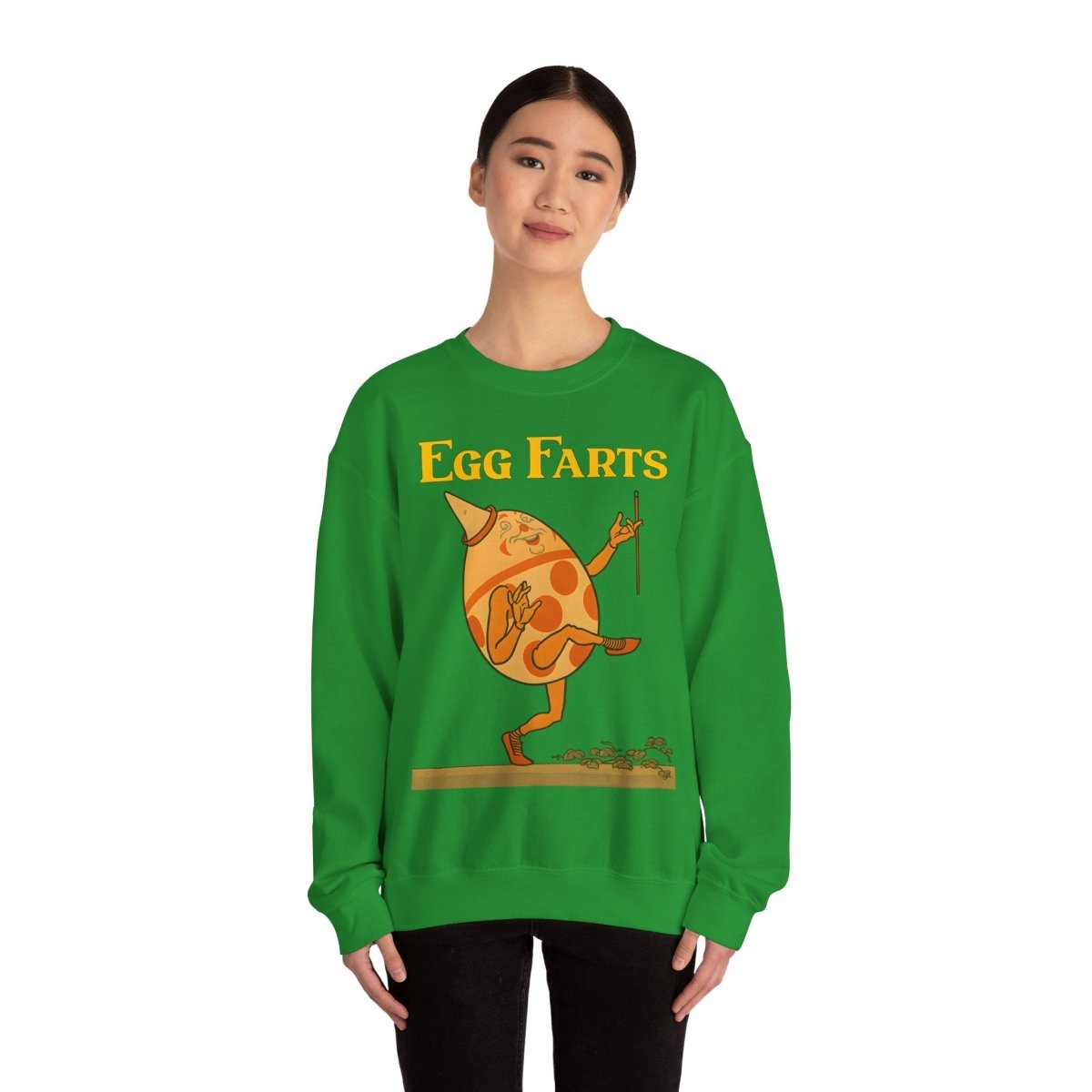 Sweatshirt – Egg Farts – Surreale Eleganz mit einem Hauch Absurdität | True Insights Design mit Humor