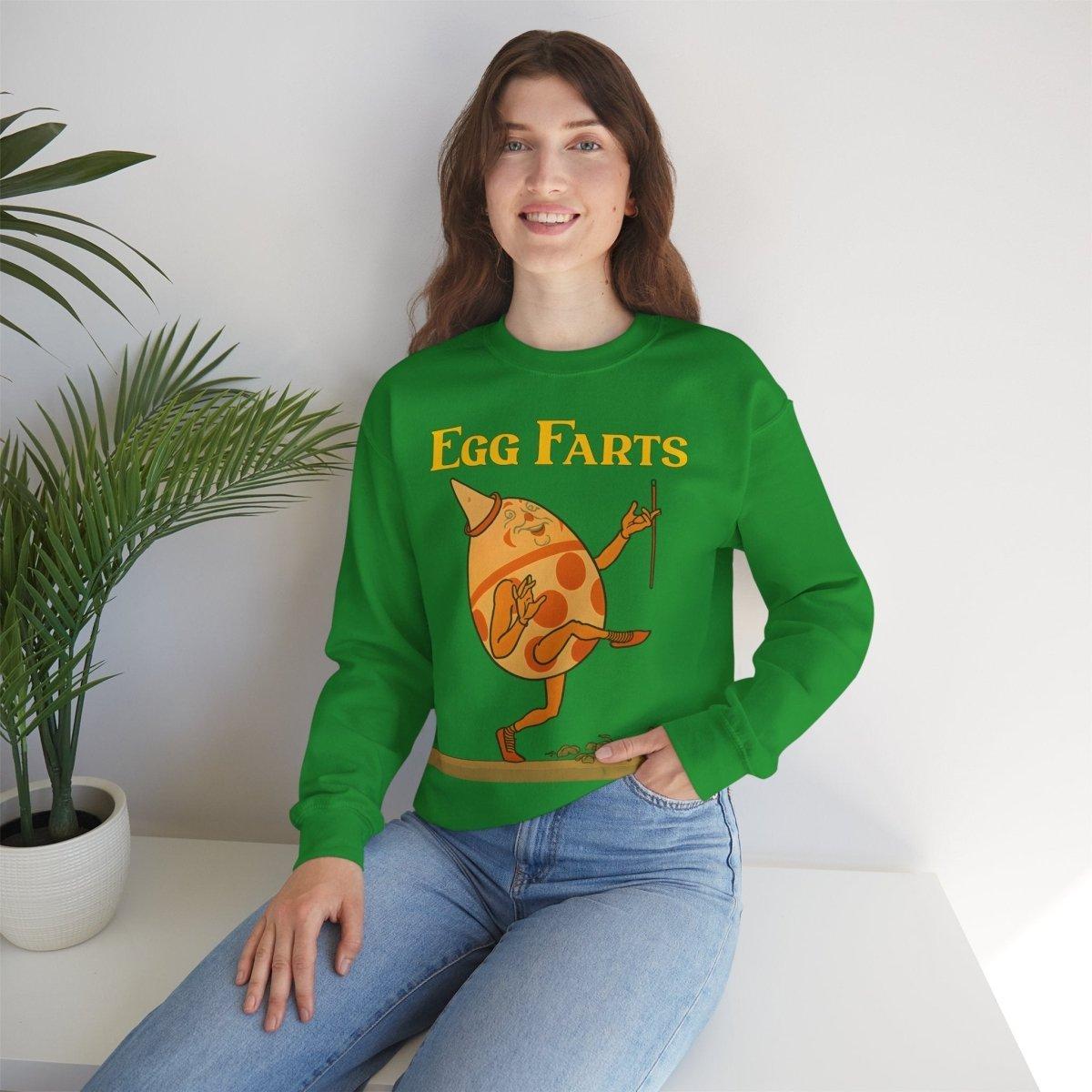Sweatshirt – Egg Farts – Surreale Eleganz mit einem Hauch Absurdität | True Insights Design mit Humor