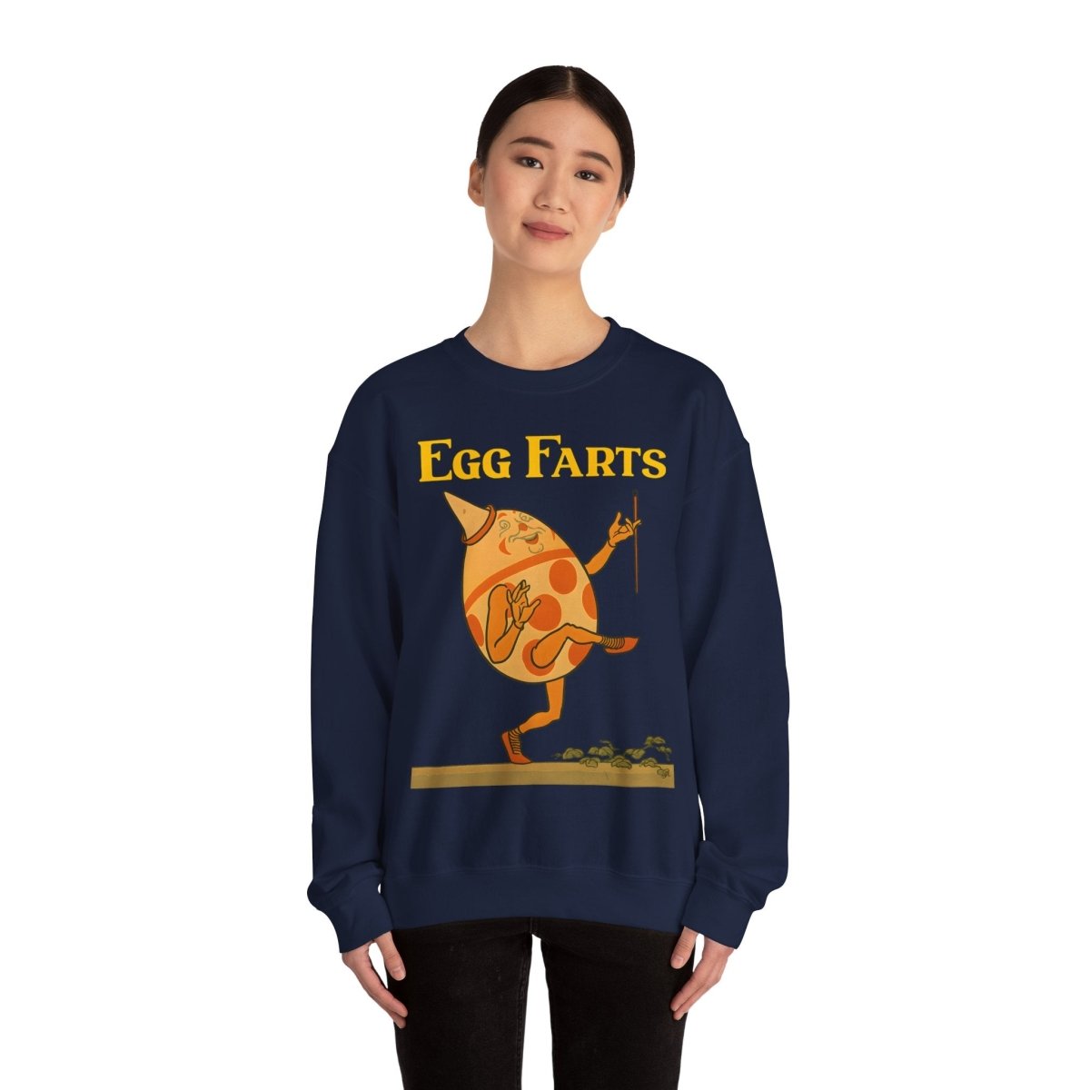 Sweatshirt – Egg Farts – Surreale Eleganz mit einem Hauch Absurdität | True Insights Design mit Humor