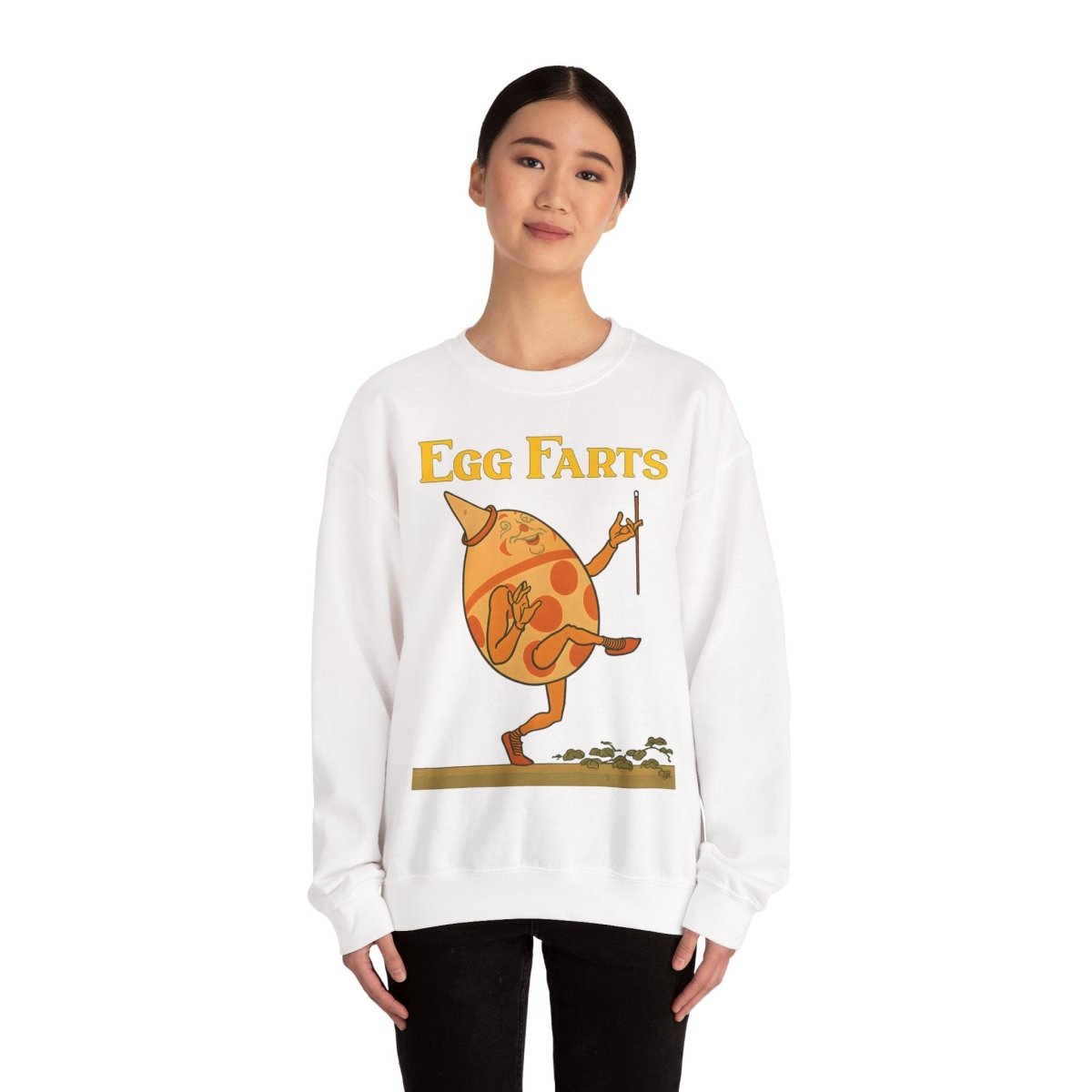 Sweatshirt – Egg Farts – Surreale Eleganz mit einem Hauch Absurdität | True Insights Design mit Humor