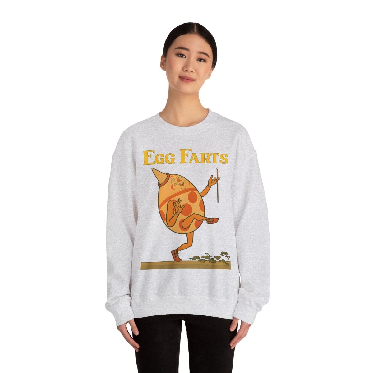 Sweatshirt – Egg Farts – Surreale Eleganz mit einem Hauch Absurdität | True Insights Design mit Humor
