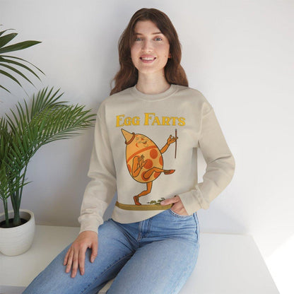 Sweatshirt – Egg Farts – Surreale Eleganz mit einem Hauch Absurdität | True Insights Design mit Humor