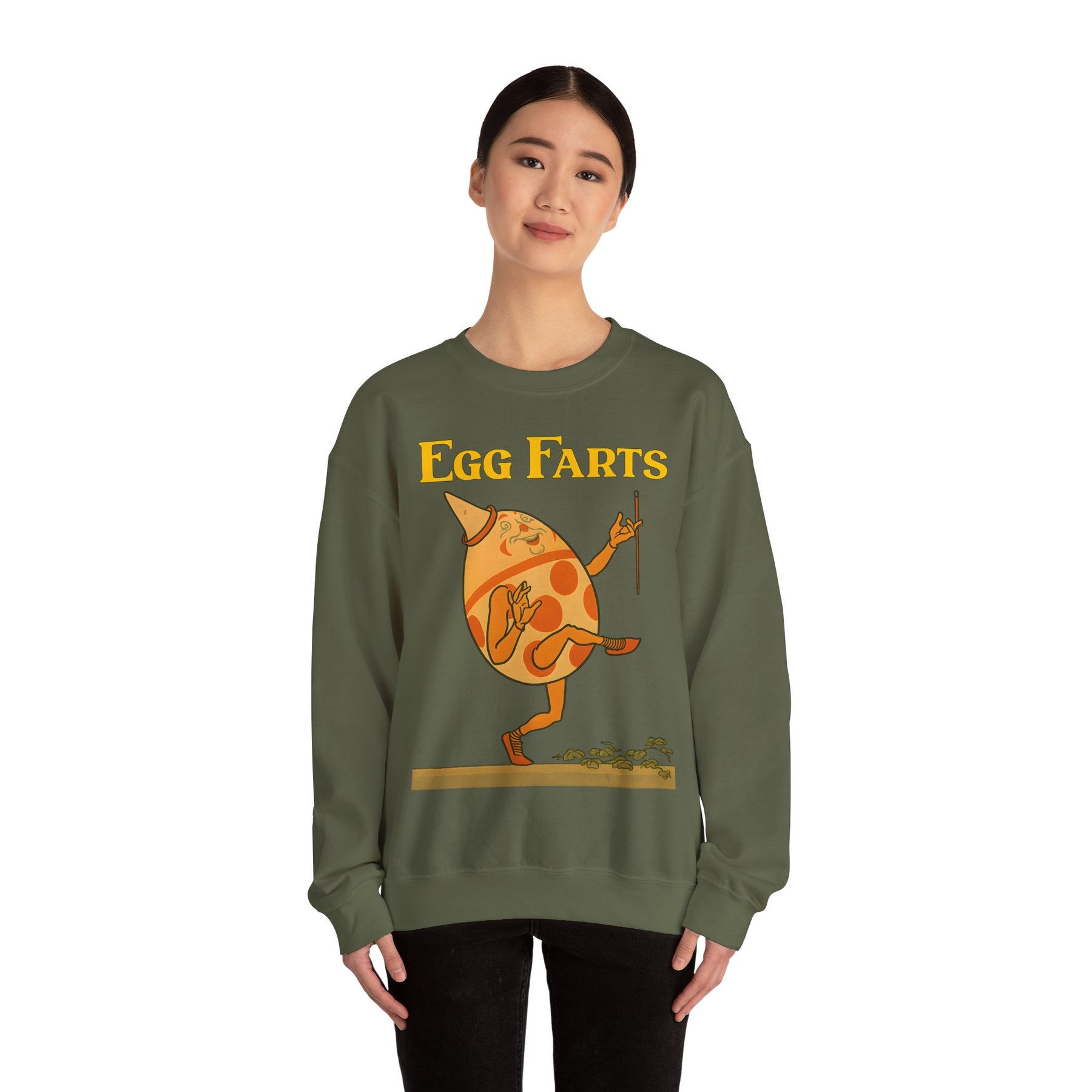 Sweatshirt – Egg Farts – Surreale Eleganz mit einem Hauch Absurdität | True Insights Design mit Humor