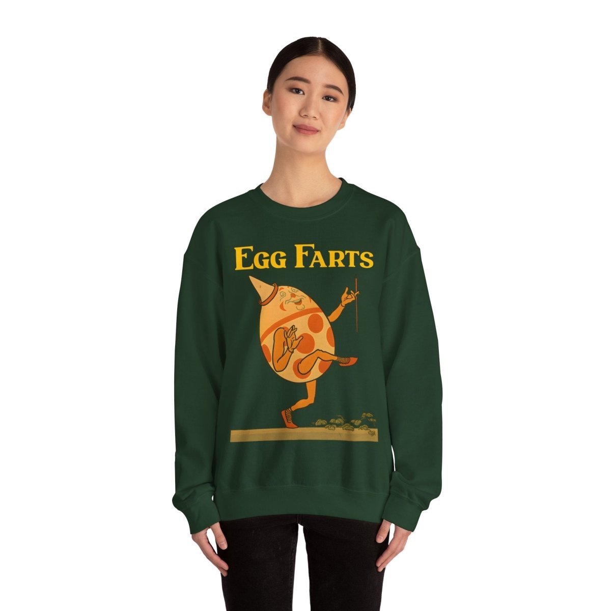 Sweatshirt – Egg Farts – Surreale Eleganz mit einem Hauch Absurdität | True Insights Design mit Humor