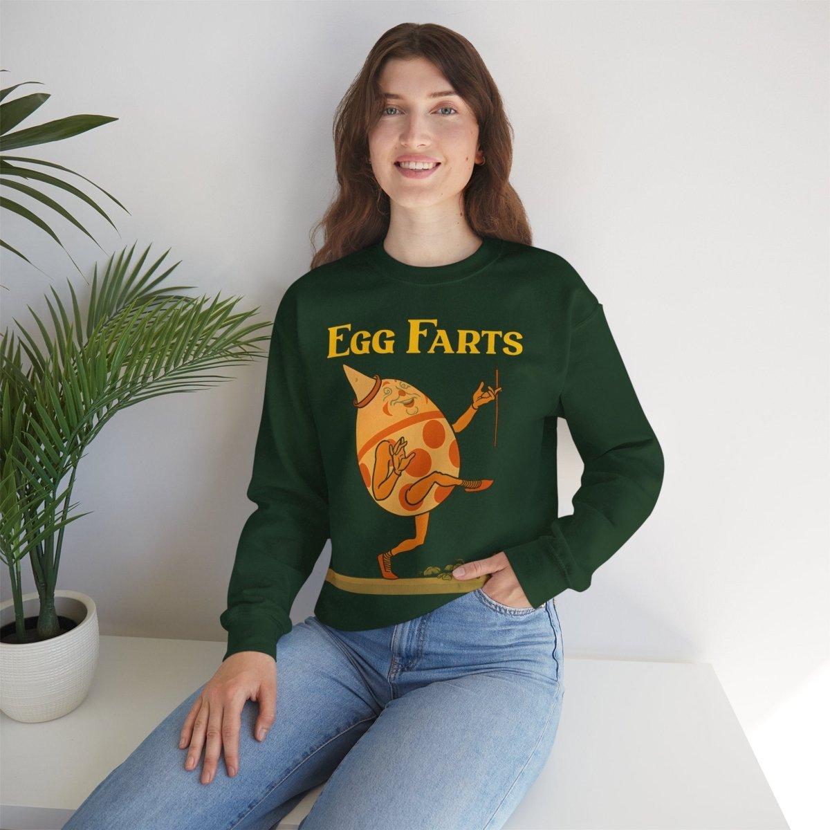Sweatshirt – Egg Farts – Surreale Eleganz mit einem Hauch Absurdität | True Insights Design mit Humor