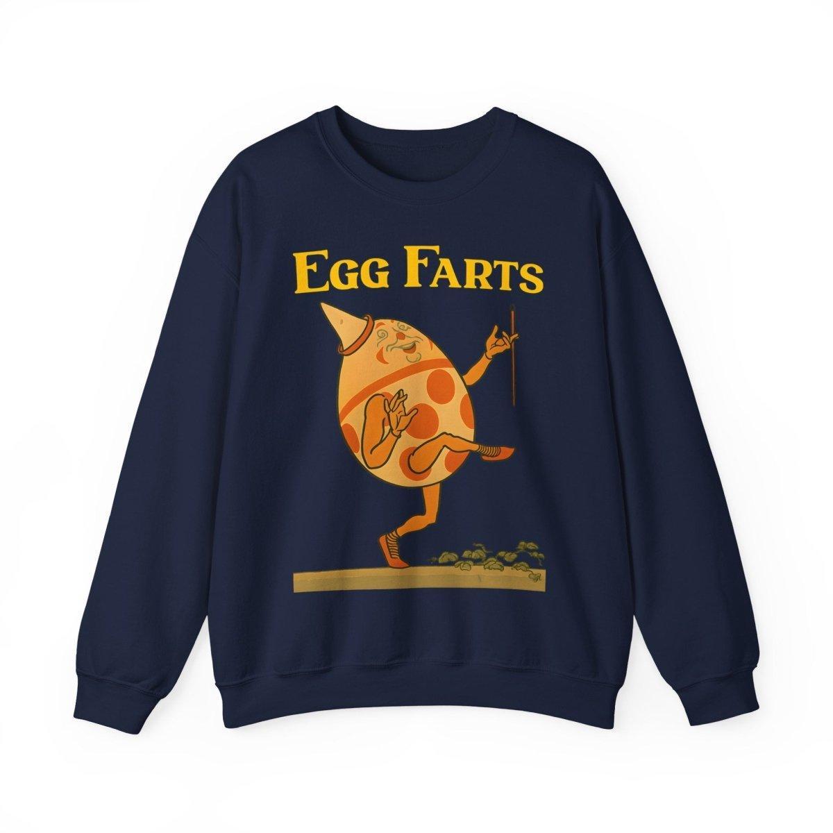 Sweatshirt – Egg Farts – Surreale Eleganz mit einem Hauch Absurdität | True Insights Design mit Humor