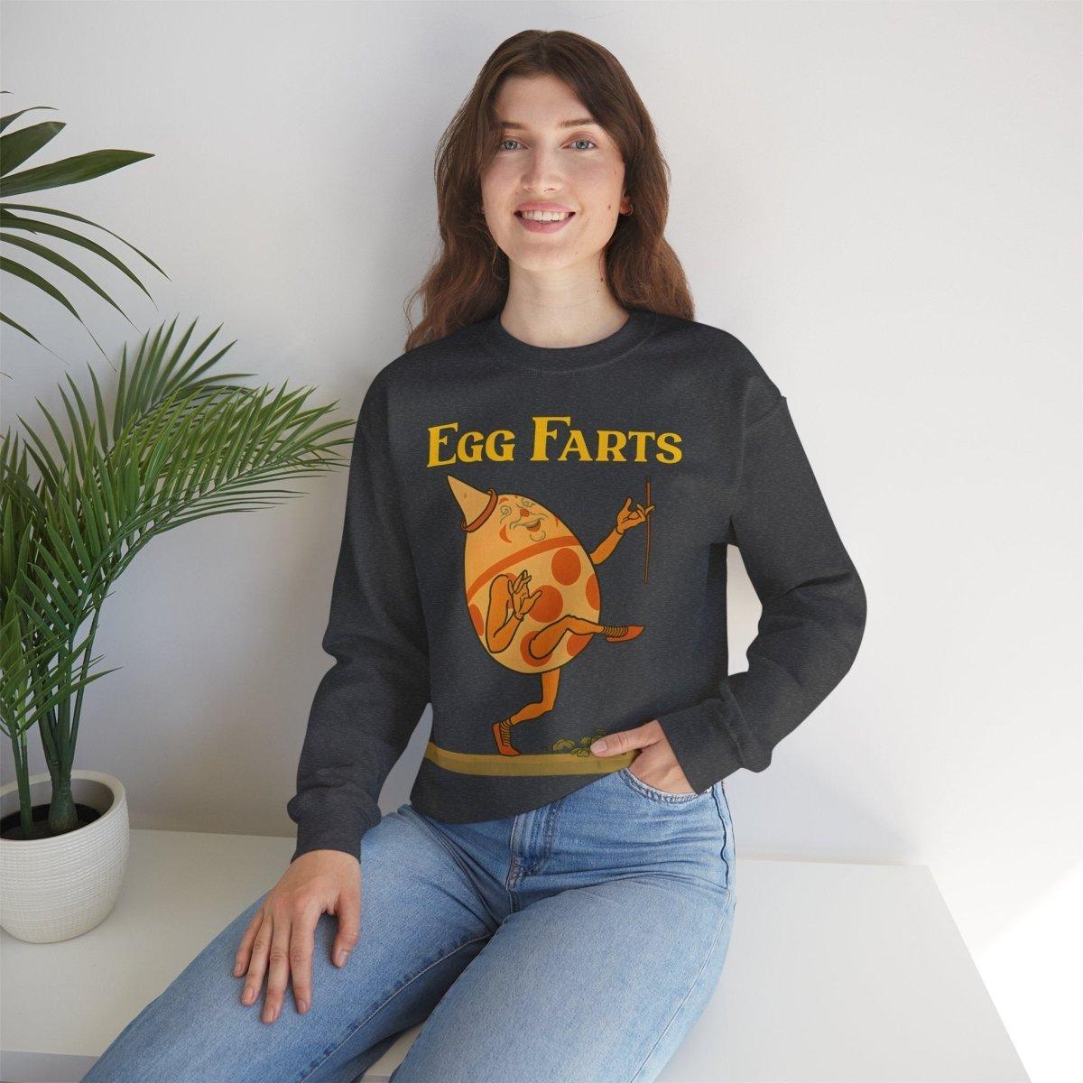 Sweatshirt – Egg Farts – Surreale Eleganz mit einem Hauch Absurdität | True Insights Design mit Humor