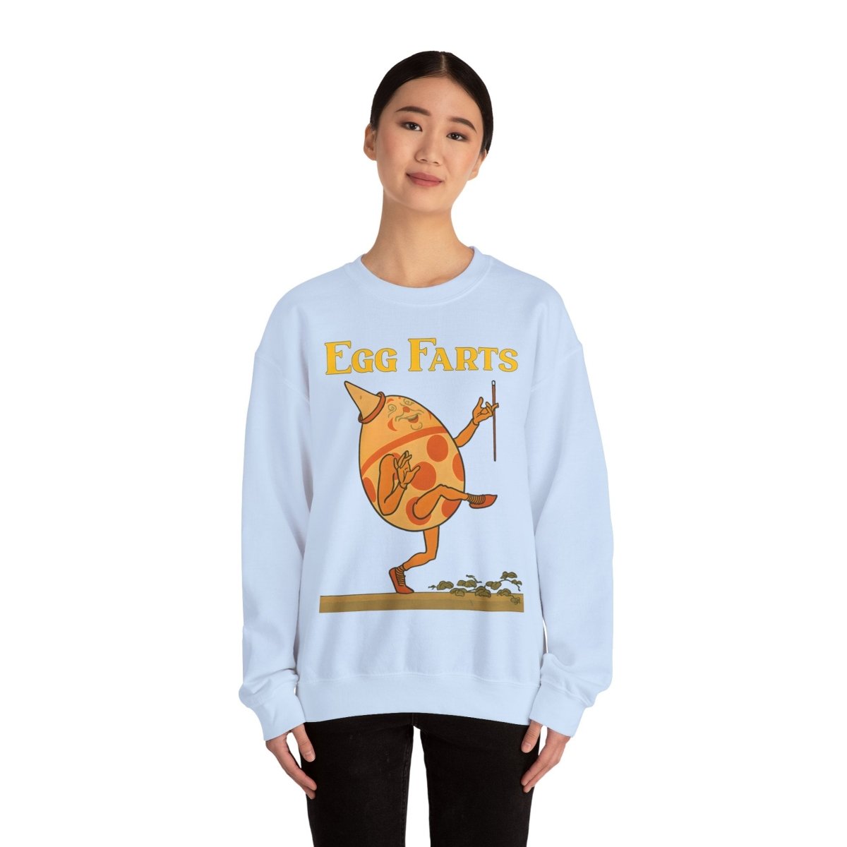 Sweatshirt – Egg Farts – Surreale Eleganz mit einem Hauch Absurdität | True Insights Design mit Humor