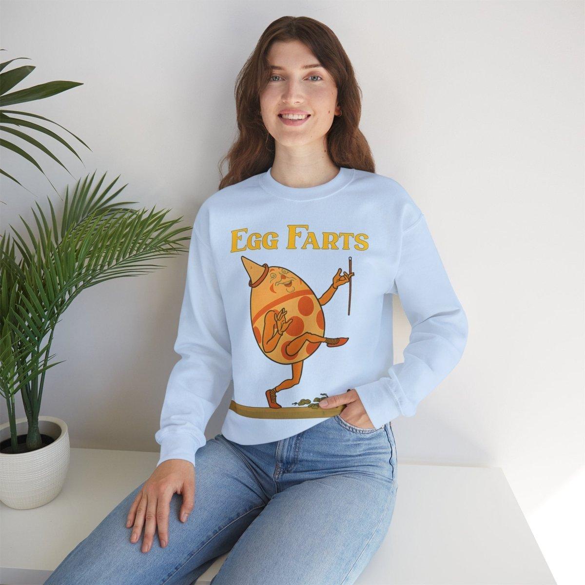 Sweatshirt – Egg Farts – Surreale Eleganz mit einem Hauch Absurdität | True Insights Design mit Humor