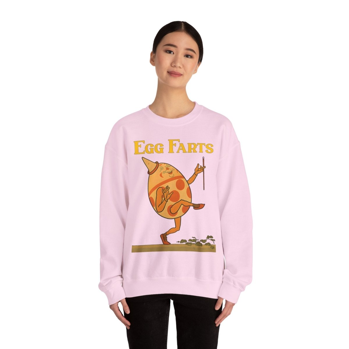Sweatshirt – Egg Farts – Surreale Eleganz mit einem Hauch Absurdität | True Insights Design mit Humor