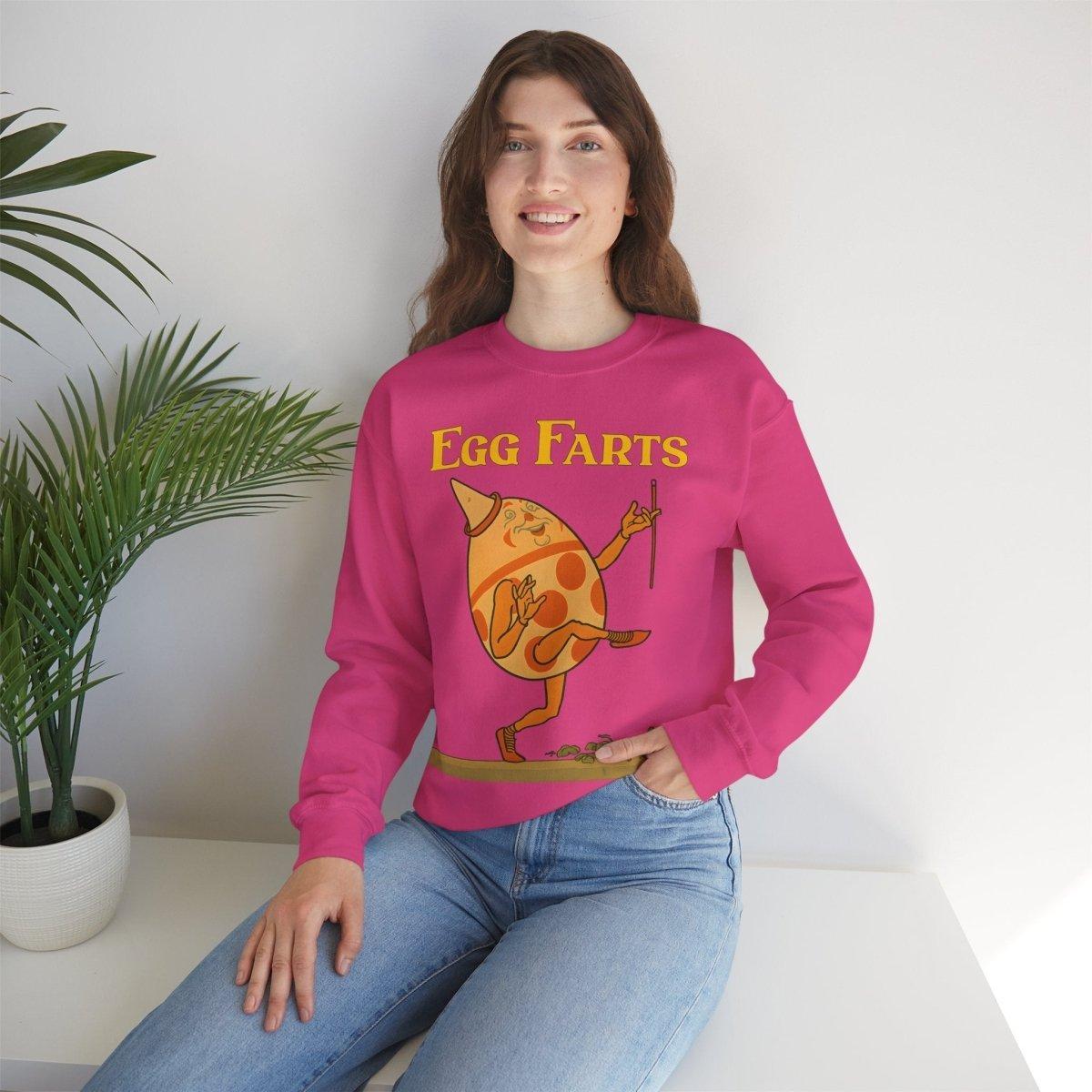 Sweatshirt – Egg Farts – Surreale Eleganz mit einem Hauch Absurdität | True Insights Design mit Humor