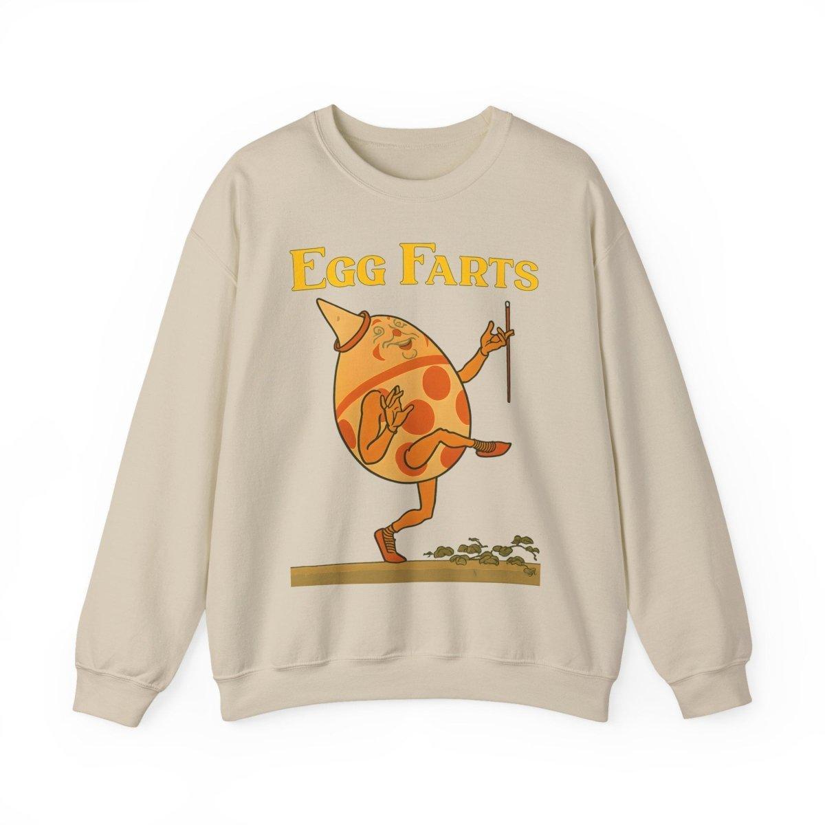 Sweatshirt – Egg Farts – Surreale Eleganz mit einem Hauch Absurdität | True Insights Design mit Humor