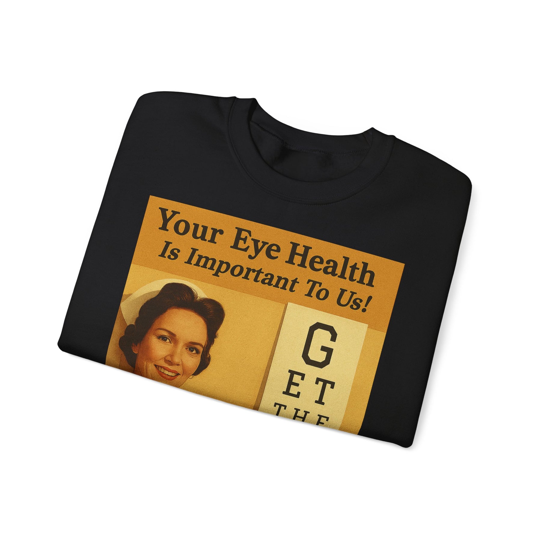 „Eye Health – Bullsh*t Edition“ – Satire-Sweatshirt im Retrolook – Freches Satire-Design für mutige Statements | True Insights
