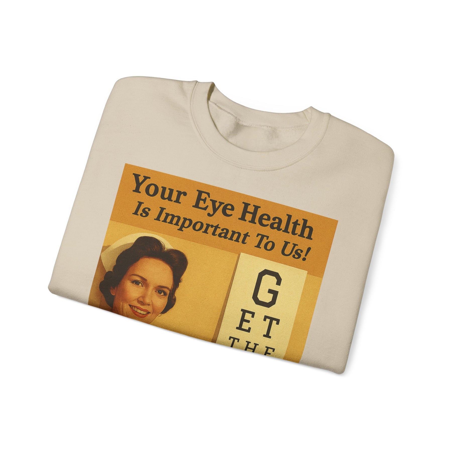 „Eye Health – Bullsh*t Edition“ – Satire-Sweatshirt im Retrolook – Freches Satire-Design für mutige Statements | True Insights