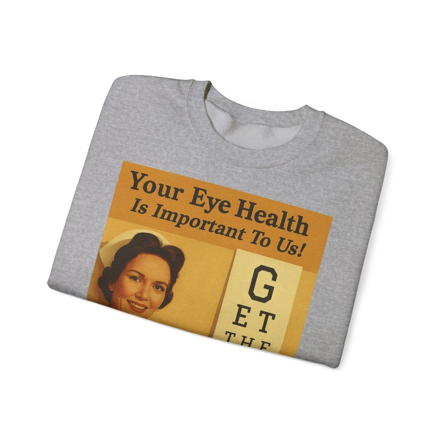 „Eye Health – Bullsh*t Edition“ – Satire-Sweatshirt im Retrolook – Freches Satire-Design für mutige Statements | True Insights