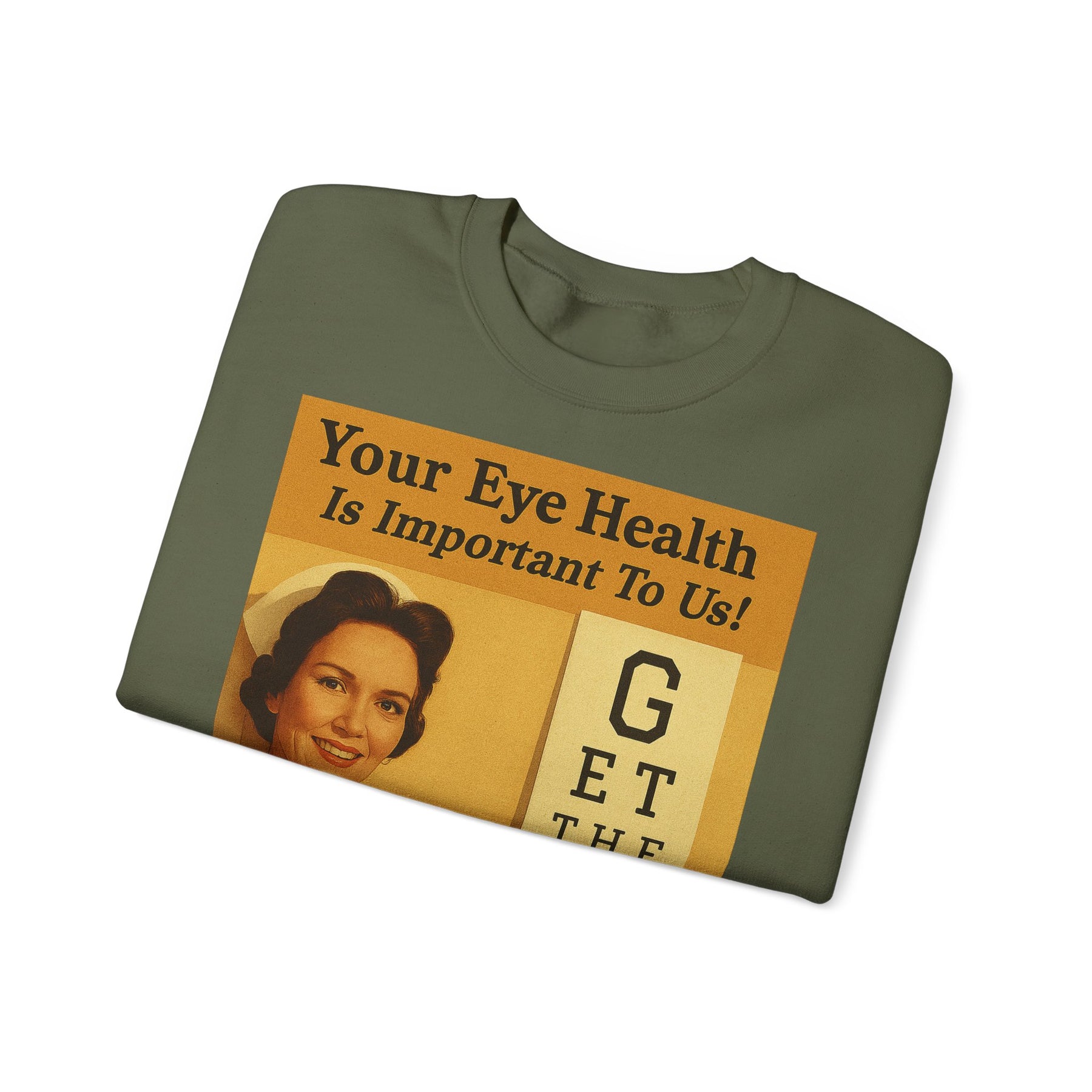 „Eye Health – Bullsh*t Edition“ – Satire-Sweatshirt im Retrolook – Freches Satire-Design für mutige Statements | True Insights