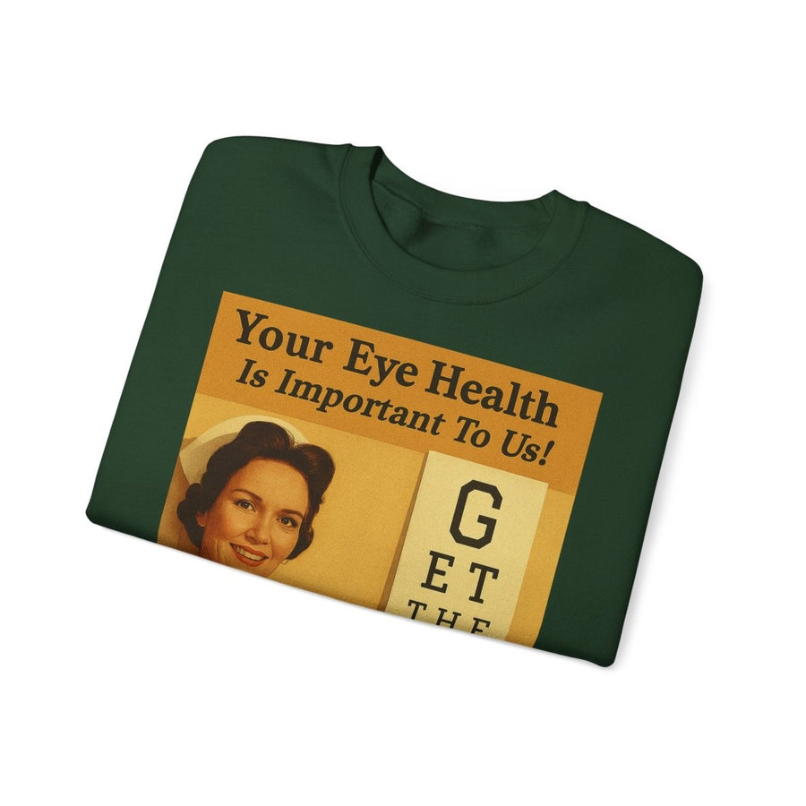 „Eye Health – Bullsh*t Edition“ – Satire-Sweatshirt im Retrolook – Freches Satire-Design für mutige Statements | True Insights