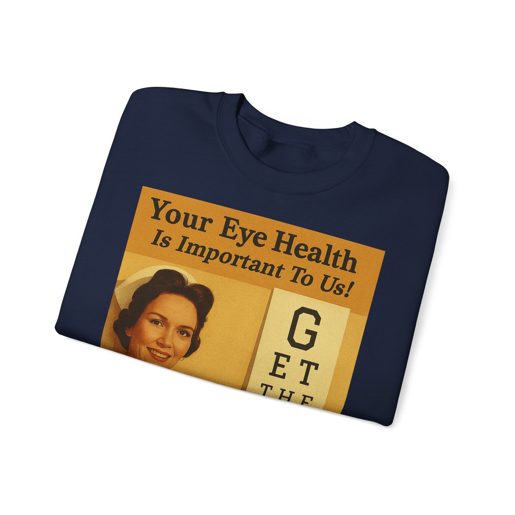 „Eye Health – Bullsh*t Edition“ – Satire-Sweatshirt im Retrolook – Freches Satire-Design für mutige Statements | True Insights