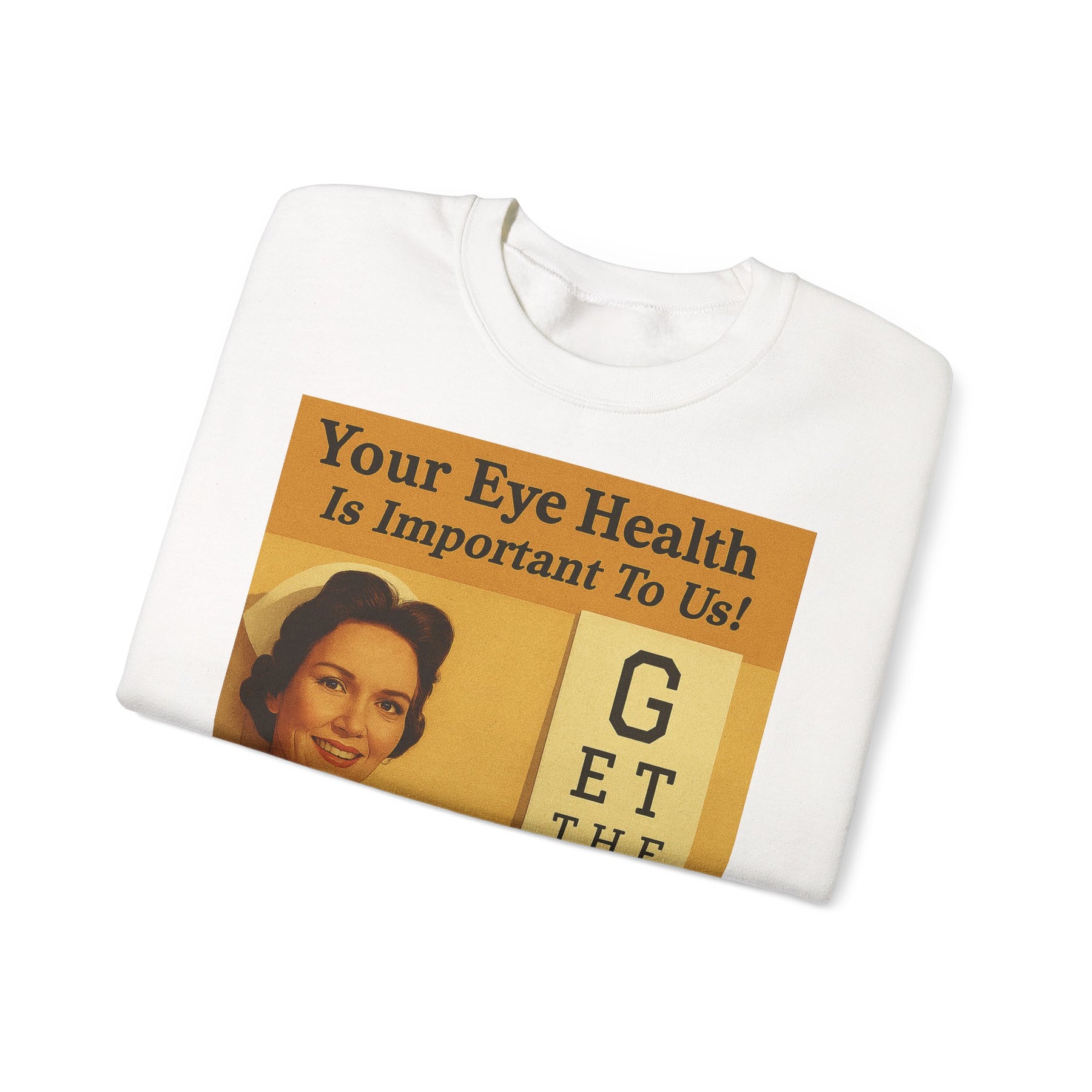 „Eye Health – Bullsh*t Edition“ – Satire-Sweatshirt im Retrolook – Freches Satire-Design für mutige Statements | True Insights