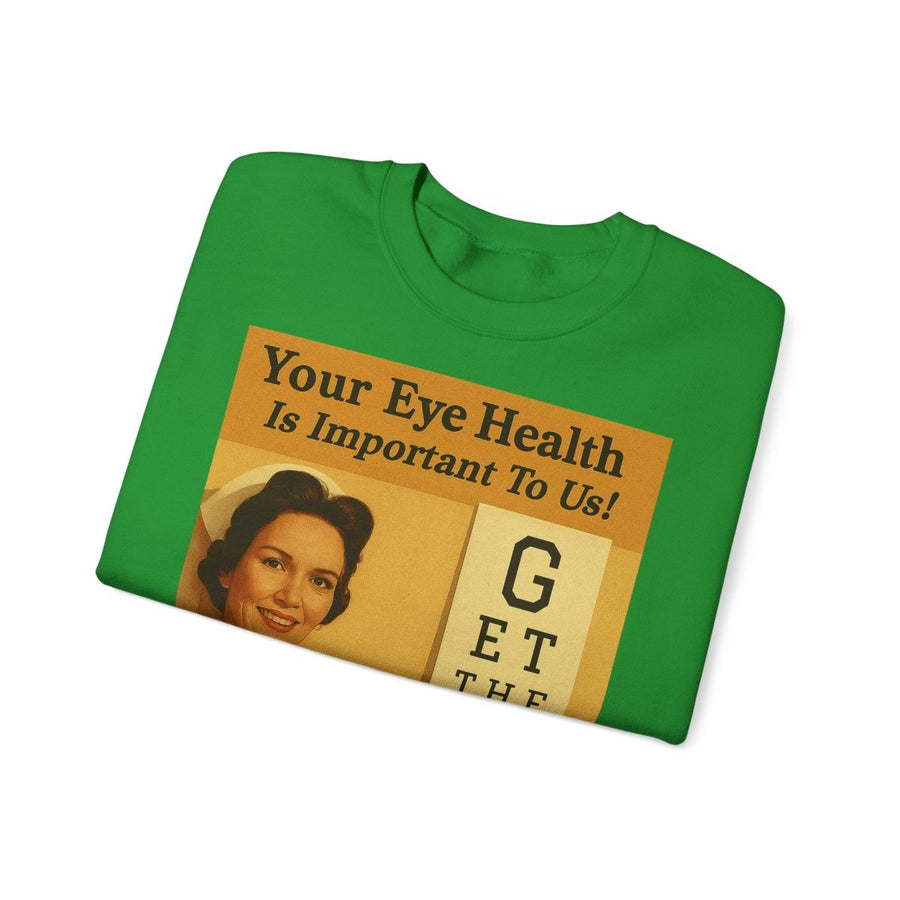 „Eye Health – Bullsh*t Edition“ – Satire-Sweatshirt im Retrolook – Freches Satire-Design für mutige Statements | True Insights