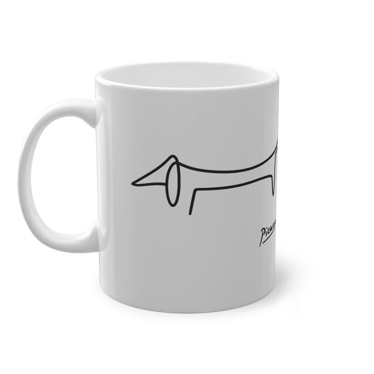 Für Kaffee mit Klasse und einem Strich Humor am Morgen. – Lustiges Mug | True Insights – Bild 1