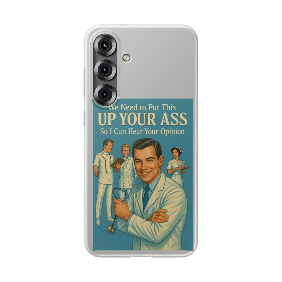 Handyhülle „Doctor’s Opinion“ – Retro-Arzt mit schwarzem Humor-Phone Case-True Insights