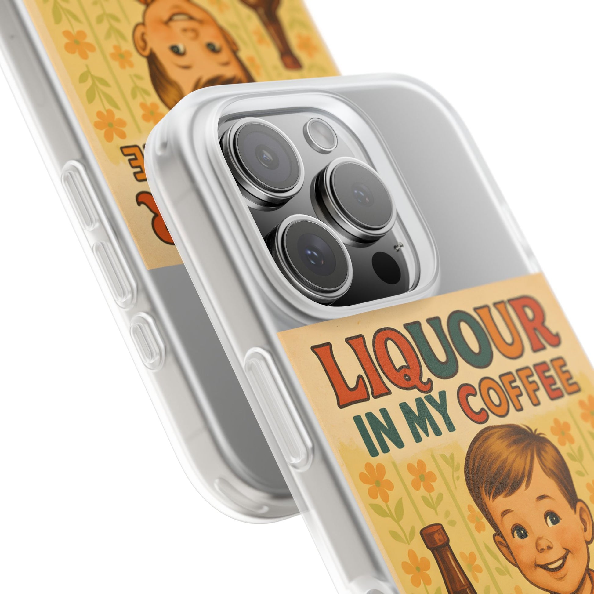 Handyhülle – „Liquor in My Coffee“ (Satire-Edition)-Phone Case-True Insights