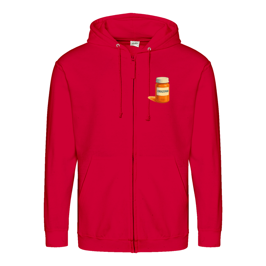 Has Anyone Seen My Lorazepam Hoodie – Satirischer Dackel-Hoodie mit Humor & Haltung-Zip Hoodie-True Insights