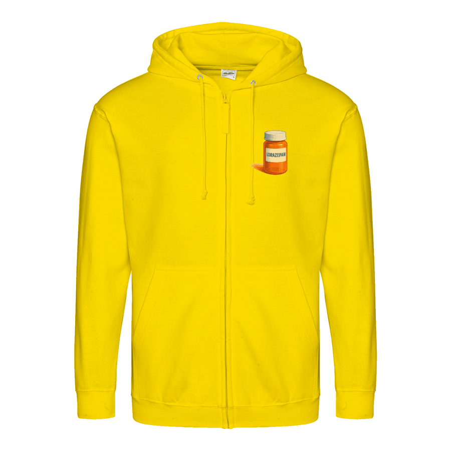 Has Anyone Seen My Lorazepam Hoodie – Satirischer Dackel-Hoodie mit Humor & Haltung-Zip Hoodie-True Insights
