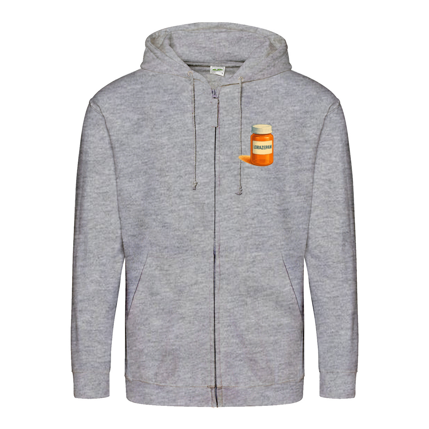 Has Anyone Seen My Lorazepam Hoodie – Satirischer Dackel-Hoodie mit Humor & Haltung-Zip Hoodie-True Insights